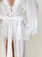 Satin Robe - Sansar bridal