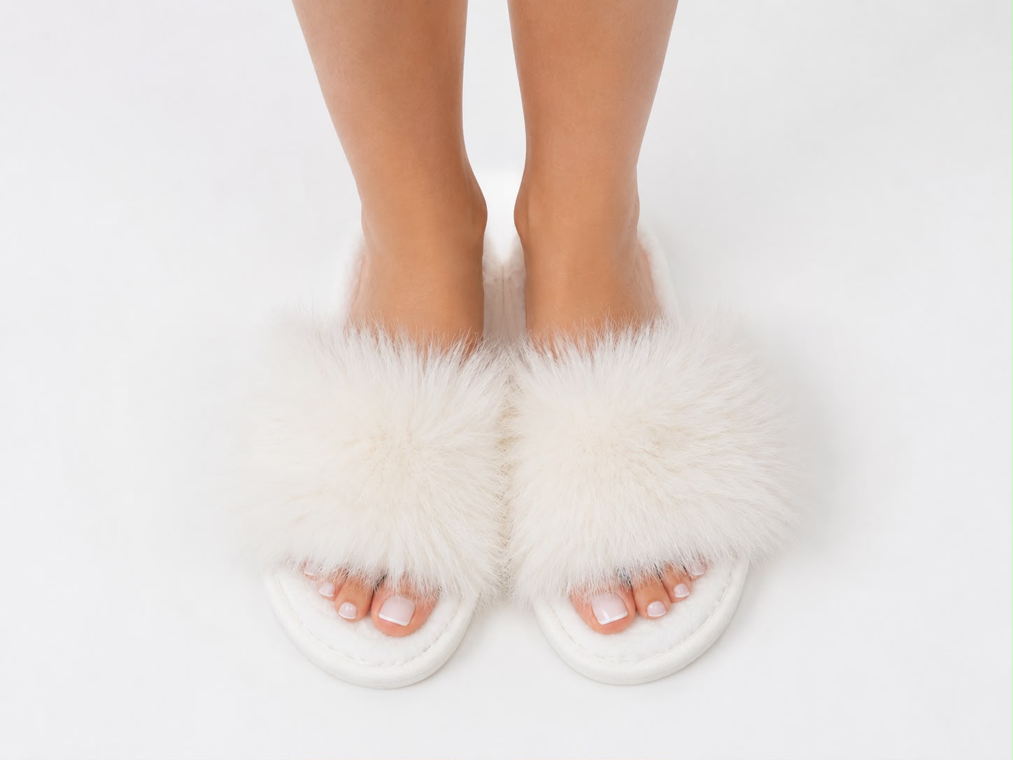 Fluffy Slippers - Sansar bridal